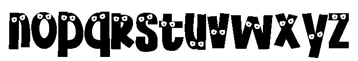 ZP Blinkers Condensed Font LOWERCASE