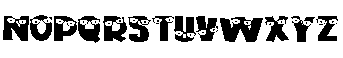 ZP Blinkers Expanded Font UPPERCASE