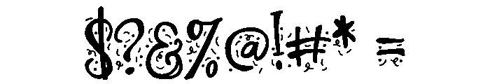 ZP Block Party Confetti Font OTHER CHARS