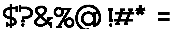 ZP Bojourno Font OTHER CHARS