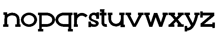 ZP Bojourno Font LOWERCASE