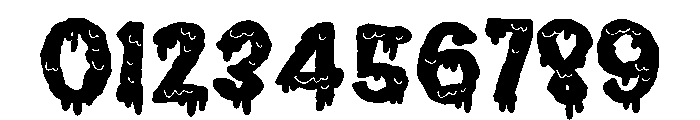 ZP Brain Ooze Expanded Font OTHER CHARS