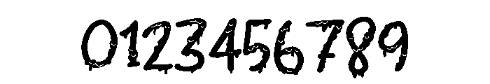 ZP Brain Ooze Script Expanded Font OTHER CHARS