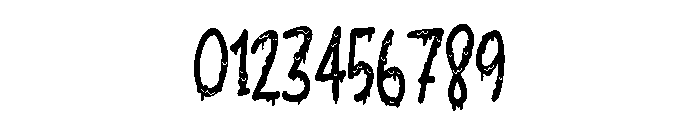 ZP Brains Ooze Script Condensed Font OTHER CHARS