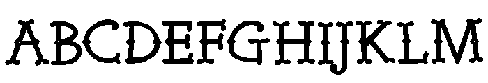 ZP Bravo Font UPPERCASE