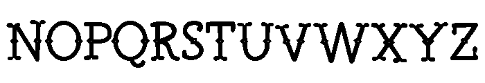ZP Bravo Font UPPERCASE