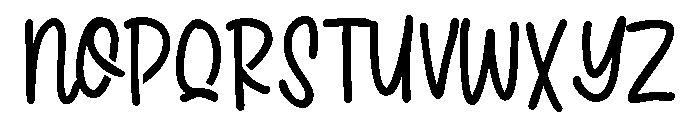 ZP Carnation Stencil Font UPPERCASE