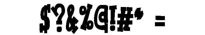 ZP Carnies Condensed Bold Font OTHER CHARS