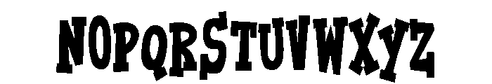 ZP Carnies Condensed Bold Font LOWERCASE