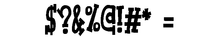 ZP Carnies Condensed Font OTHER CHARS
