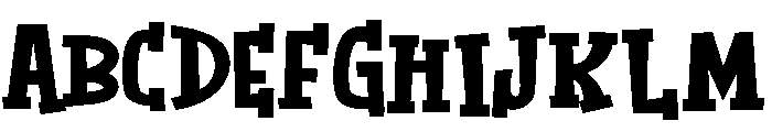ZP Carnies Expanded Bold Font UPPERCASE