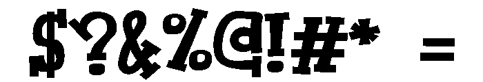 ZP Carnies Expanded Font OTHER CHARS