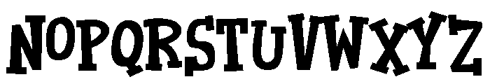 ZP Carnies Expanded Font UPPERCASE