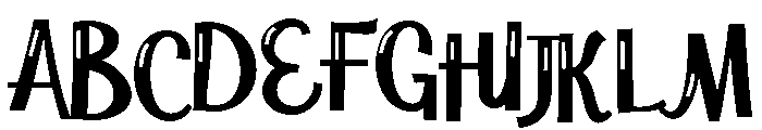 ZP Cattitude Glow Font UPPERCASE