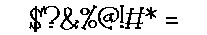ZP Caudillo Font OTHER CHARS