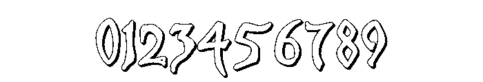 ZP Celtic Craft 3d Font OTHER CHARS