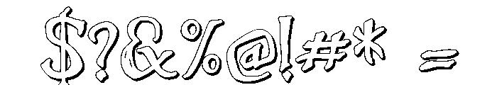 ZP Celtic Craft 3d Font OTHER CHARS