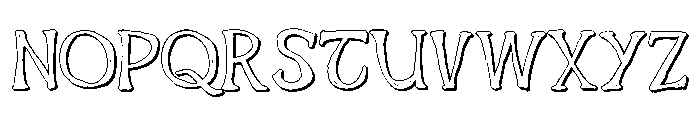 ZP Celtic Craft 3d Font UPPERCASE