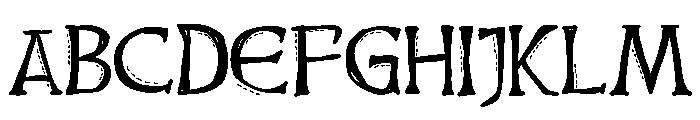 ZP Celtic Craft Stitches Font UPPERCASE