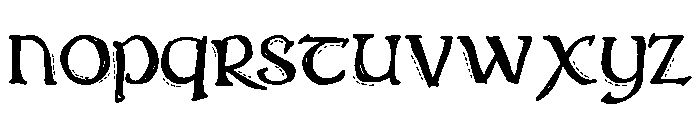 ZP Celtic Craft Stitches Font LOWERCASE