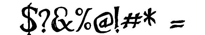 ZP Celtic Craft Font OTHER CHARS