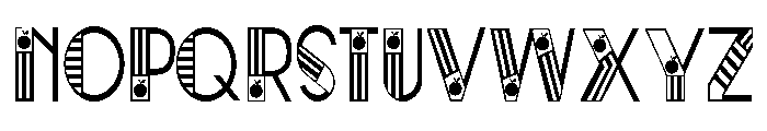ZP Central Orchard Condensed Font UPPERCASE