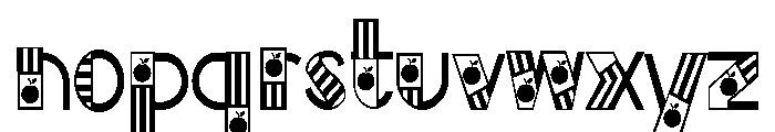 ZP Central Orchard Condensed Font LOWERCASE
