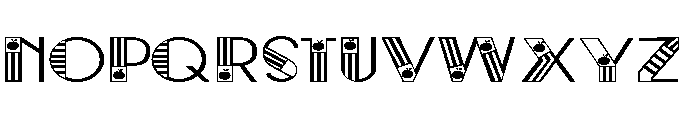 ZP Central Orchard Expanded Font UPPERCASE