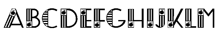 ZP Central Orchard Font UPPERCASE