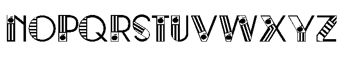 ZP Central Orchard Font UPPERCASE