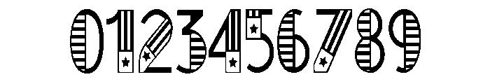 ZP Central Patriot Condensed Font OTHER CHARS