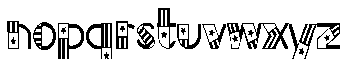 ZP Central Patriot Condensed Font LOWERCASE