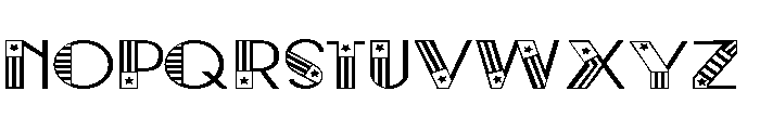 ZP Central Patriot Expanded Font UPPERCASE