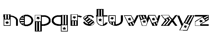 ZP Central Patriot Expanded Font LOWERCASE