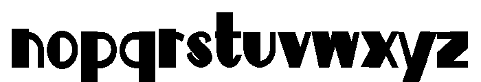 ZP Central Perk Bold Condensed Font LOWERCASE