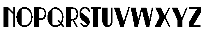 ZP Central Perk Condensed Font UPPERCASE