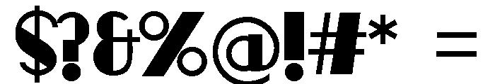 ZP Central Perk Font OTHER CHARS