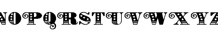 ZP Charleston Allegiance Expanded Font UPPERCASE