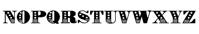ZP Charleston Allegiance Expanded Font LOWERCASE