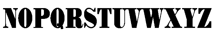 ZP Charleston Condensed Font LOWERCASE