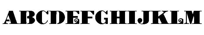 ZP Charleston Stencil Expanded FONT
