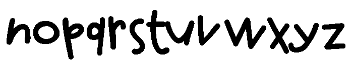 ZP Cherrystone Bold Font LOWERCASE