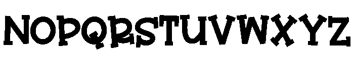 ZP Chick Sticks Font LOWERCASE