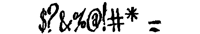 ZP Chillsville Bold Font OTHER CHARS