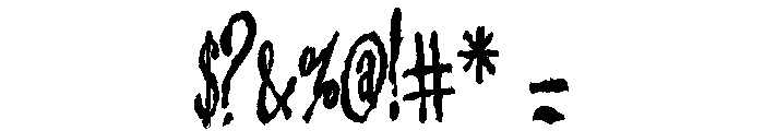 ZP Chillsville Condensed Bold Font OTHER CHARS