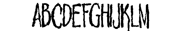 ZP Chillsville Condensed Bold Font UPPERCASE