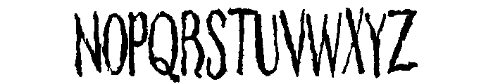 ZP Chillsville Condensed Bold Font UPPERCASE