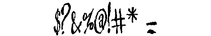 ZP Chillsville Condensed Font OTHER CHARS