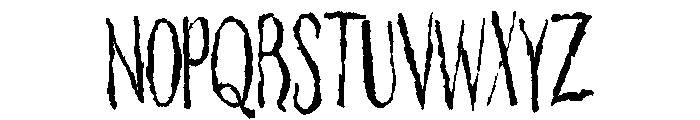 ZP Chillsville Condensed Font UPPERCASE