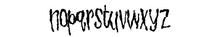 ZP Chillsville Condensed Font LOWERCASE